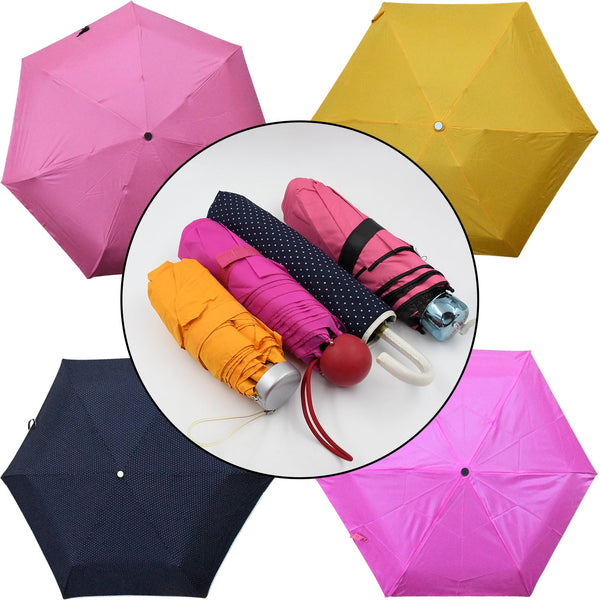 Umbrella Summer Sun and Rain Protection Foldable Cute Umbrella || UV Protection Rain Sun Umbrella || Travel Accessories || Umbrella for Children, Girls, and Boys (1 Pc / Mix Color / Design)
