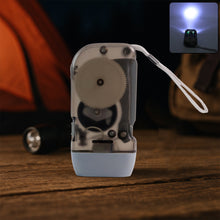3 LED Hand Press Torch Hand Crank Flashlight Hand Pressing Flashlight Traveling Torch Light Manual Generator, Battery-Free Flashlight (1 Pc)