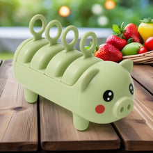 Pig Shape Mold Ice Candy, sicle Mold Ice, Plastic Ice Candy Maker Kulfi Maker Molds Set with 4 Cups